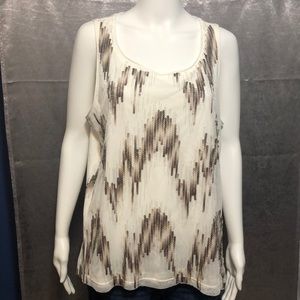 NWOT BY CHICOS SEQUIN TOP SIZE 2